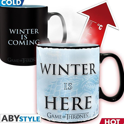 ABYstyle GAME OF THRONES Mug Heat Change 460 ml Winter is Here ABYMUG445