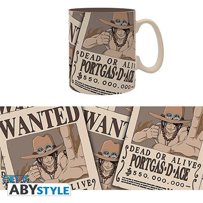 ABYstyle ONE PIECE - Mug 460 ml - Wanted Ace (ABYMUG566)