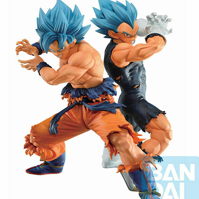 Banpresto DRAGON BALL - Son Goku & Vegeta - Figures Ichibansho 21cm