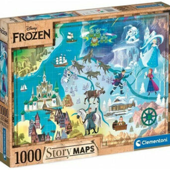 Clementoni DISNEY - Frozen - Puzzle 1000P 69 x 50 cm