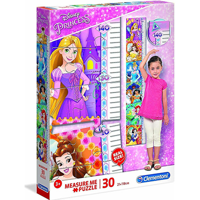 Clementoni Puzzle Αναστημόμετρο XXL 140CM Me Princess 30Piec (20328)