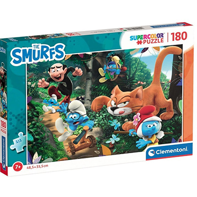 Clementoni THE SMURFS - Puzzle 180P (29779)