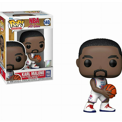Funko POP! NBA Legends Karl Malone (White All star 1993) #140 Figure