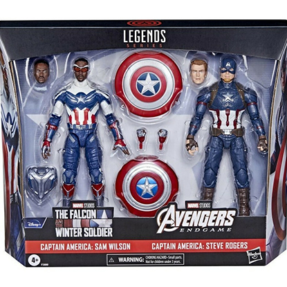 Hasbro MARVEL - Pack Cap. America: Wilson + Rogers - Figurine Marvel Legends (F5880)