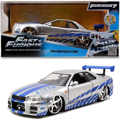 Jada Toys FAST and FURIOUS - 2002 Nissan Skyline - 1:24 (253203044)