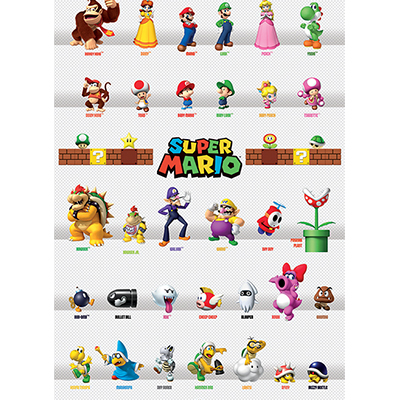 Nintendo NINTENDO Super Mario Character - Poster 61x91.5cm