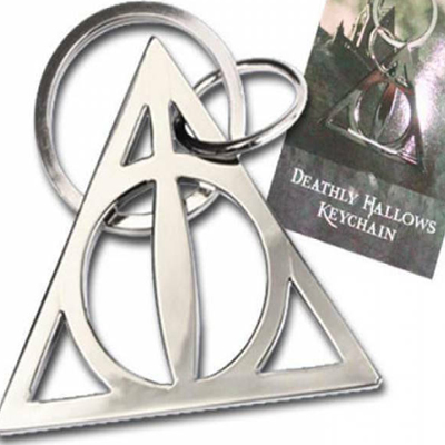 Noble Collection HARRY POTTER Deathly Hallows Keychain