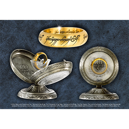 Noble Collection LORD OF THE RINGS - One Ring Stainless Steel - Size US 14 FR 72.7