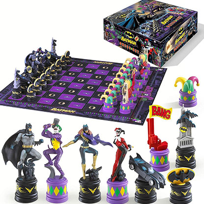Noble Collection Επιτραπέζιο BATMAN - Dark Knight vs Joker Chess (NN4680)