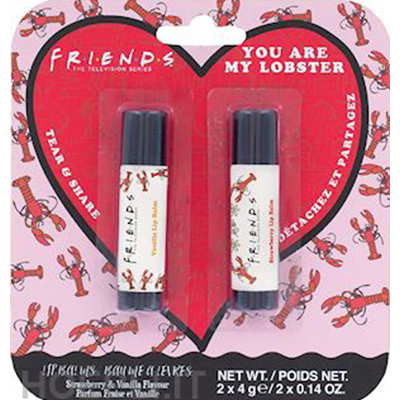 Paladone FRIENDS - Lip Balms tear and Share set of 2 Strawberry and vanilla