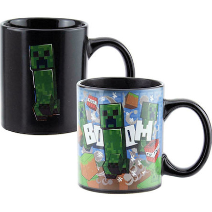 Paladone MINECRAFT - Creeper - Heat Change Ceramic Mug PP7975 300ml