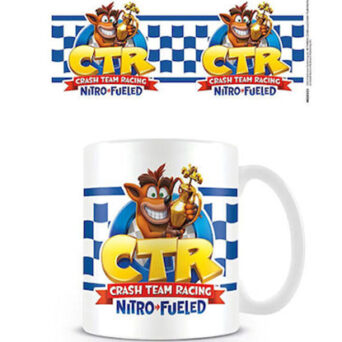 Pyramid Κούπα Crash Bandicoot Checkered Flag Ceramic Mug 315ml (MG25572)