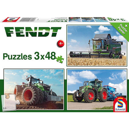 Schmidt Spiele Standard Fendt Vario & Combine Harvester Puzzle (56221)