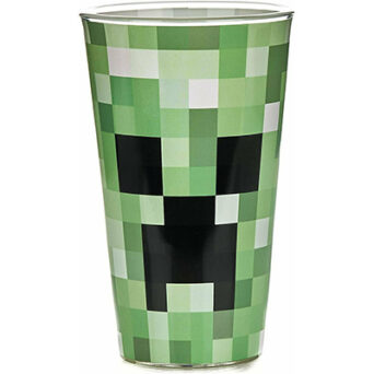 Paladone Minecraft Creeper Ποτήρι Γυάλινο Πράσινο 450ml PP6729MCF