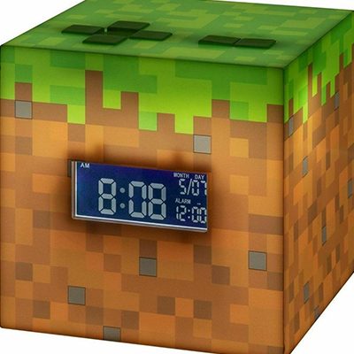 Paladone Ψηφιακό Ρολόι Επιτραπέζιο με Ξυπνητήρι Minecraft PP6733MCF