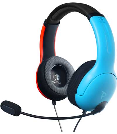 PDP Headset LVL 40 Wired Blue/Red (Nintendo Switch)