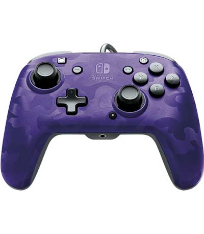 PDP Controller Faceoff Deluxe Wired Purple Camo (Nintendo Switch)