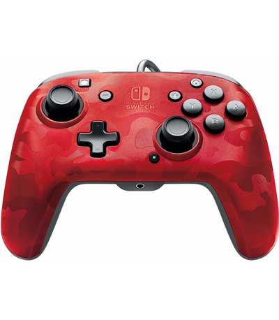 PDP Controller Faceoff Deluxe Wired Red Camo (Nintendo Switch)