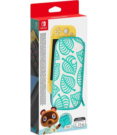 Nintendo Switch Lite Carrying Case & Screen Protector - Animal Crossing Edition