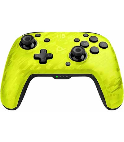 PDP Faceoff Wireless/Ασυρματο Deluxe Νintendo Switch Controller Yellow Camo 500-202-EU-CMYL