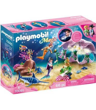Playmobil Κοχύλι με μαργαριτάρια και φωτάκι νυχτός 70095 για 4+ ετών