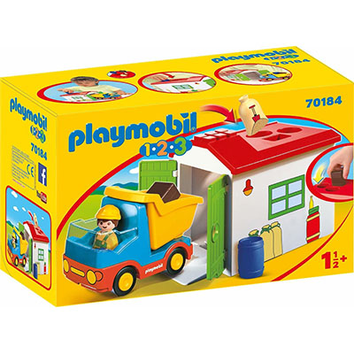 Playmobil 123 Φορτηγό με Γκαράζ για 1.5+ ετών 70184
