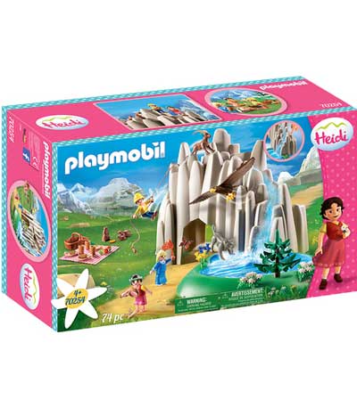 Playmobil Η Χάιντι ο Πέτερ και η Κλάρα στην Κρυστάλλινη Λίμνη (70254)