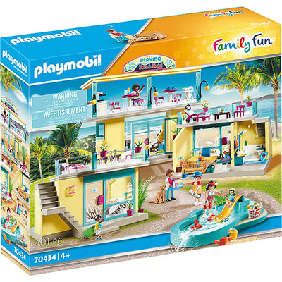 Playmobil Family Fun PLAYMO Παραθαλάσσιο Ξενοδοχείο για 4+ ετών 70434