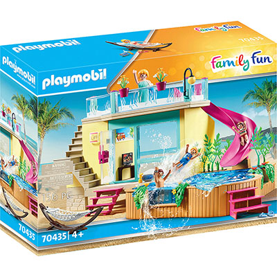 Playmobil Family Fun Bungalow with Pool για 4+ ετών 70435
