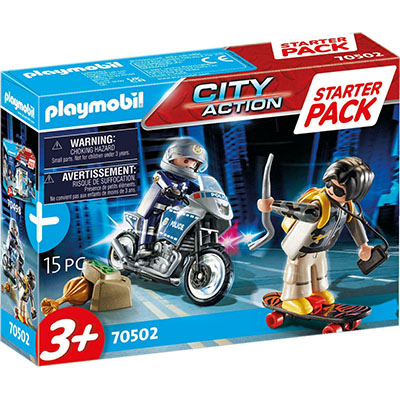 Playmobil City Action Starter Pack Αστυνομική Καταδίωξη για 3+ ετών 70502