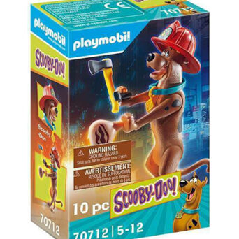 Playmobil Scooby-Doo Συλλεκτική Φιγούρα Scooby Πυροσβέστης 70712