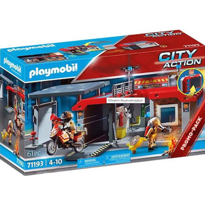 Playmobil Πυροσβεστικός Σταθμός (71193)