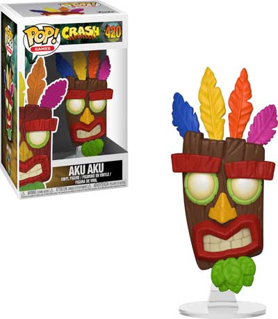 FUNKO POP!Crash Bandicoot Aku Aku #420