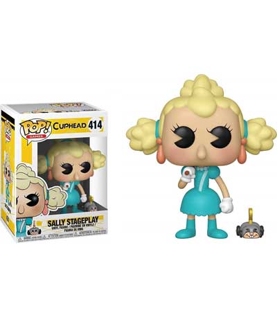 Funko POP! Games: Cuphead Sally Stageplay & Wind Up Mouse #414