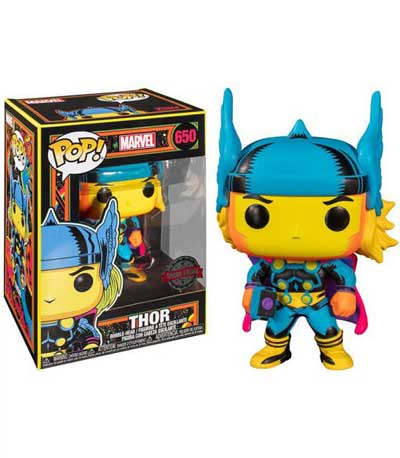 Funko Pop Marvel Blacklight Thor (Special Edition) #650