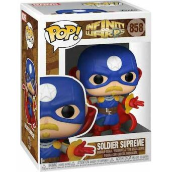 Funko Pop! Marvel: Infinity Warps - Soldier Supreme #858 Bobble-Head Vinyl Figure