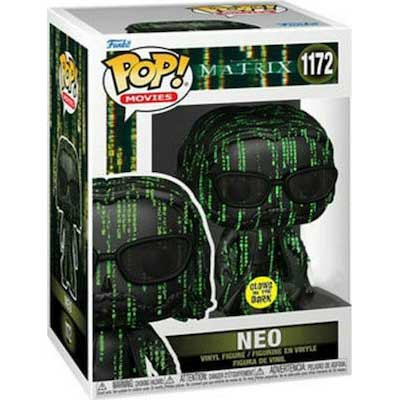 Funko Pop! Movies: The Matrix Resurrections - Neo (in The Matrix) (Glows in the Dark) (Special Edition) #1172 Vinyl Figure