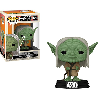 Funko POP! Star Wars: Concept Series Yoda #425 Bobble-Head Vinyl Figure