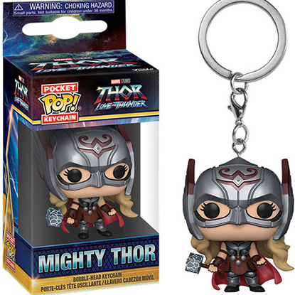 Funko Pocket Μπρελοκ Pop Marvel: Thor Love and Thunder - Mighty Thor Keychain