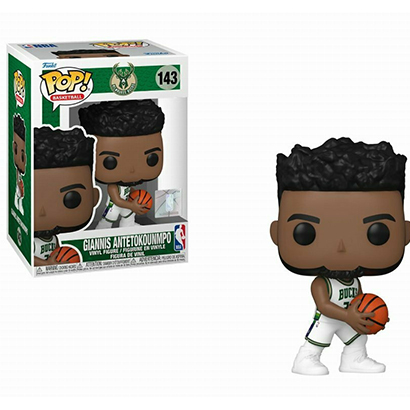 Funko Pop! Basketball NBA: Milwaukee Bucks - Giannis Antetokounmpo (City Edition 2021) #143 Vinyl Figure