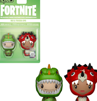 Pint Size Heroes: Fortnite-Rex and Tricera Ops (2 Pack)