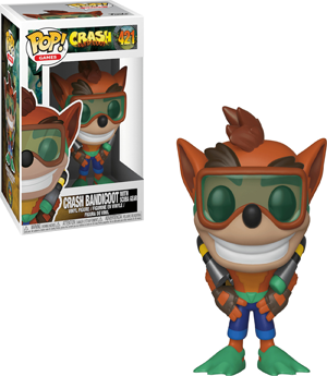 POP Games Crash Bandicoot - Crash Bandicoot(With Scuba Gear) 421 Vinyl Figure