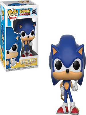 POP! Games: Sonic The Hedgehog - Sonic With Ring 283# Vinyl Figure