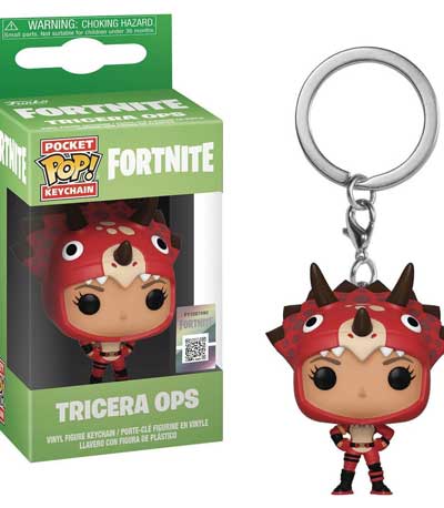 Pocket POP! Fortnite: Tricera Ops - Vinyl Figure Keychain
