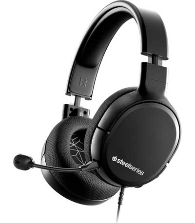 STEELSERIES Headset Arctis 1 Black + Mousepad QCK mini