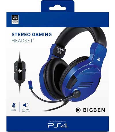 Big Ben Stereo Gaming Headset V.3 Official Licence Blue PS4/PS5