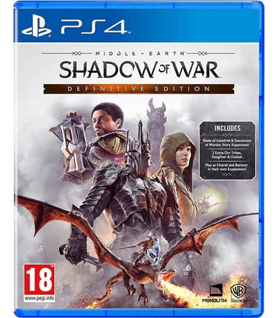 Middle-Earth: Shadow of War: Definitive Edition PS4 USED