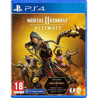 Mortal Kombat 11 Ultimate (Includes Kombat Pack 1 & 2 + Aftermath Expansion) PS4 NEW