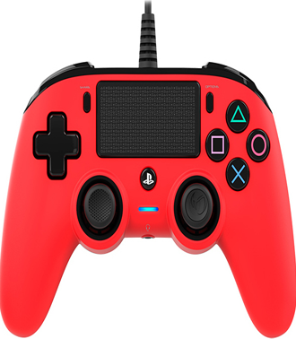 PS4 Nacon Wired Compact Controller Red