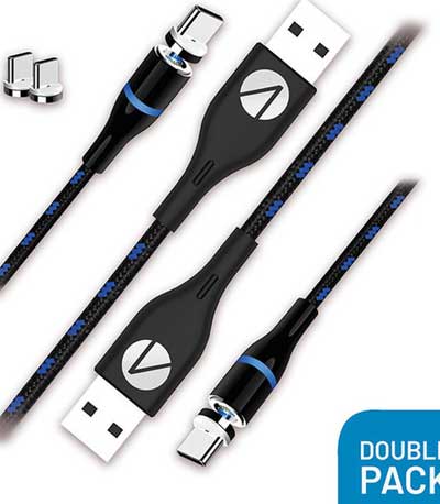 Stealth Twin Magnetic Play & Charge Cables -2 x 3m for PS5